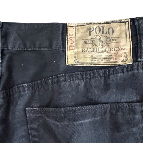 Polo Ralph Lauren 34x32 Navy Pants Men’s Chino Preppy Ivy League Old Money L13 - Picture 5 of 7